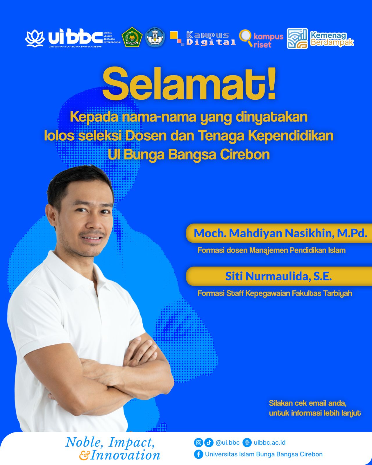 Pengumuman Lolos Seleksi Dosen UI BBC